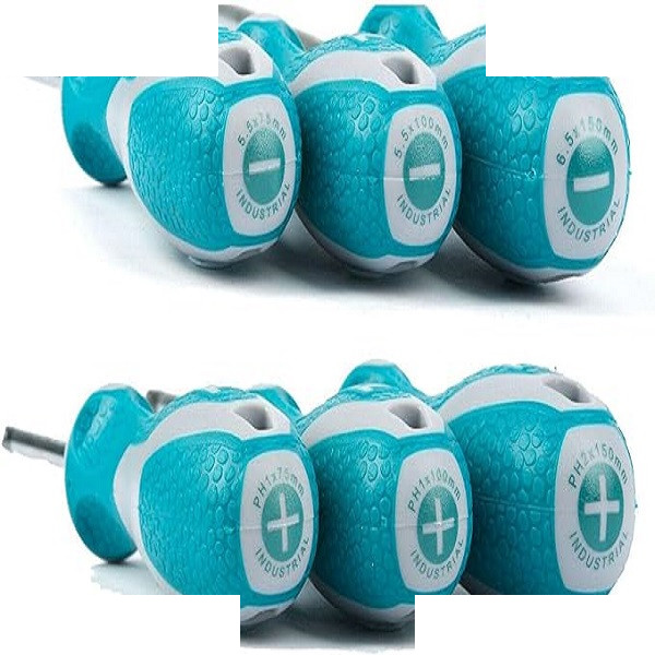 پیچ گوشتی توتال مدل THT250606 مجموعه 6 عددی پیچ گوشتی توتال مدل THT250606 مجموعه 6 عددی
