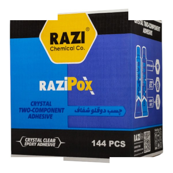 چسب دوقلو رازی مدل POX وزن 16 گرم چسب دوقلو رازی مدل POX وزن 16 گرم