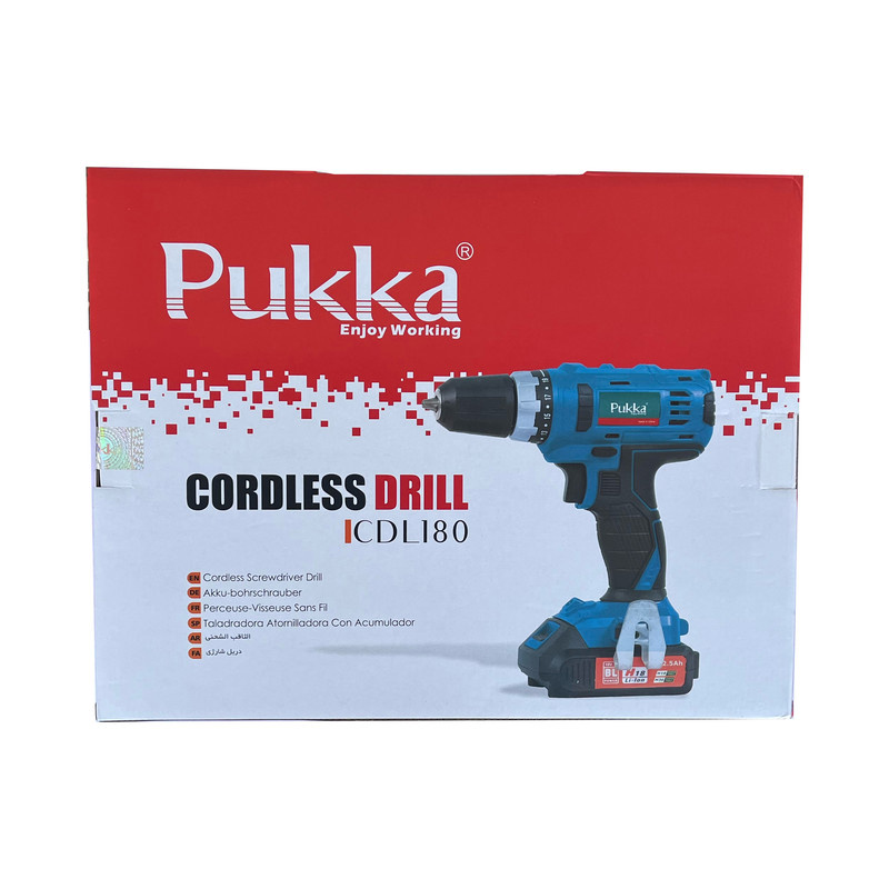 دریل شارژی پوکا مدل CDL180 دریل شارژی پوکا مدل CDL180