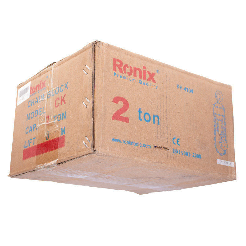 جرثقیل زنجیری رونیکس مدل RH-4104 ظرفیت 2 تن جرثقیل زنجیری رونیکس مدل RH-4104 ظرفیت 2 تن