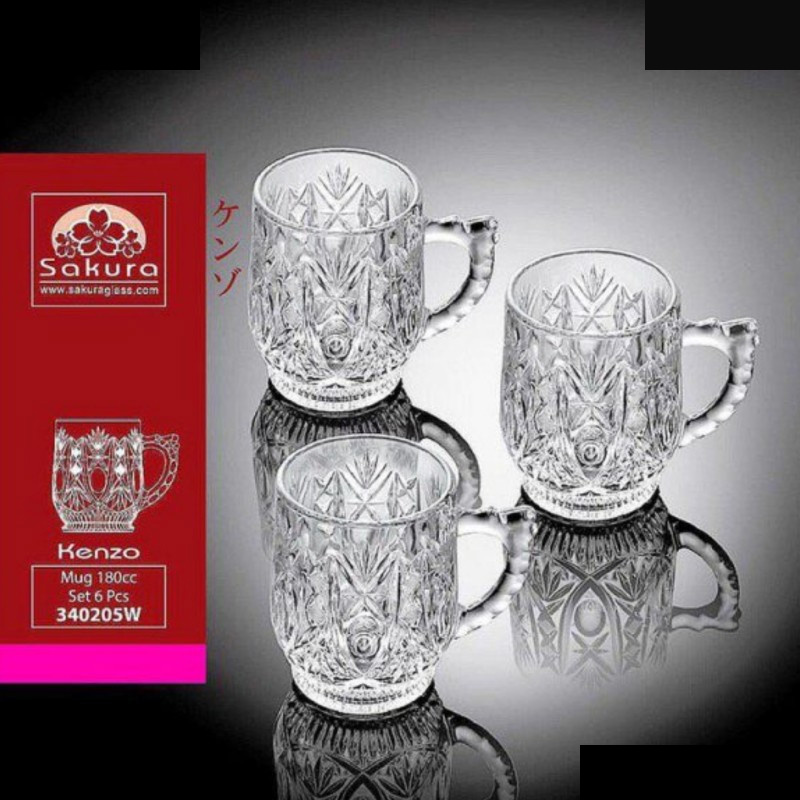 فنجان ساکورا مدل KENZO بسته 6 عددی فنجان ساکورا مدل KENZO بسته 6 عددی