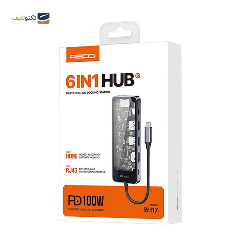 gallery-هاب USB-C رسی 10 پورت مدل RH22 copy.png