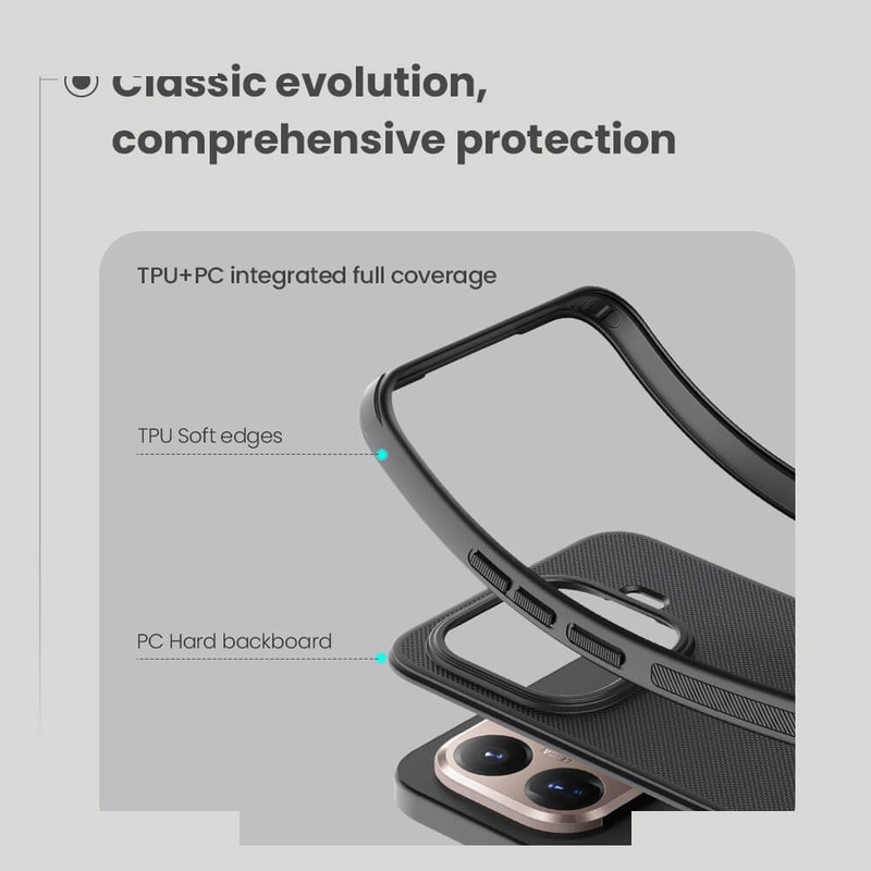 کاور نیلکین مدل Super Frosted Shield Pro مناسب برای گوشی موبایل شیائومی 15T Pro کاور نیلکین مدل Super Frosted Shield Pro مناسب برای گوشی موبایل شیائومی 15T Pro