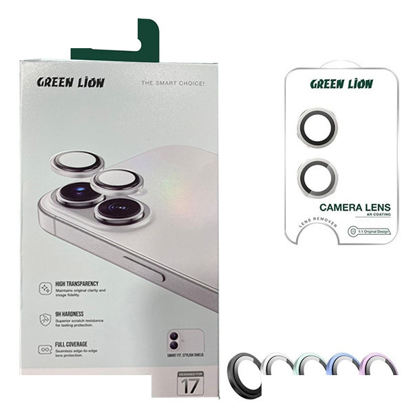 محافظ لنز دوربین گرین لاین مدل HD Plus Camera Lens مناسب برای گوشی موبایل اپل iPhone 17 محافظ لنز دوربین گرین لاین مدل HD Plus Camera Lens مناسب برای گوشی موبایل اپل iPhone 17