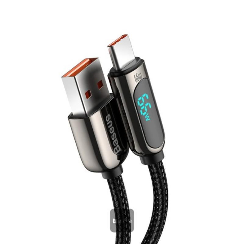 کابل تبدیل USB به USB-C بیسوس مدل A81 طول 2 متر کابل تبدیل USB به USB-C بیسوس مدل A81 طول 2 متر