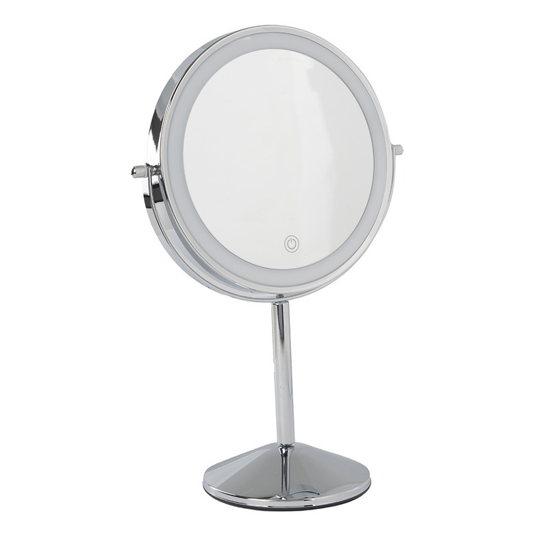 آینه رومیزی مدل LED-i710 لمسی قابل شارژ آینه رومیزی مدل LED-i710 لمسی قابل شارژ