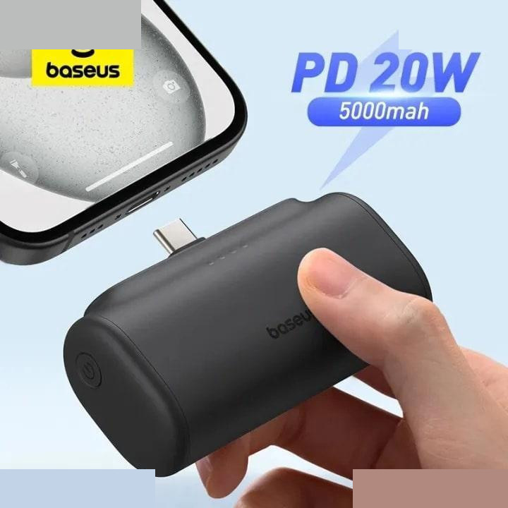 پاوربانک بیسوس مدل PPWC05T ظرفیت 5000 میلی آمپر ساعت پاوربانک بیسوس مدل PPWC05T ظرفیت 5000 میلی آمپر ساعت