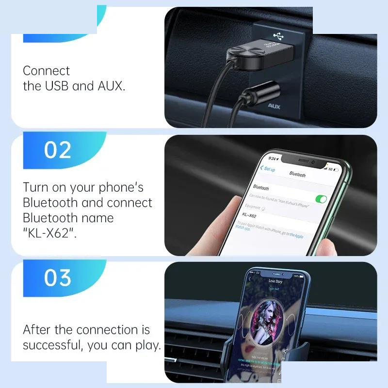 گیرنده بلوتوثی موزیک کولا مدل KL-X62