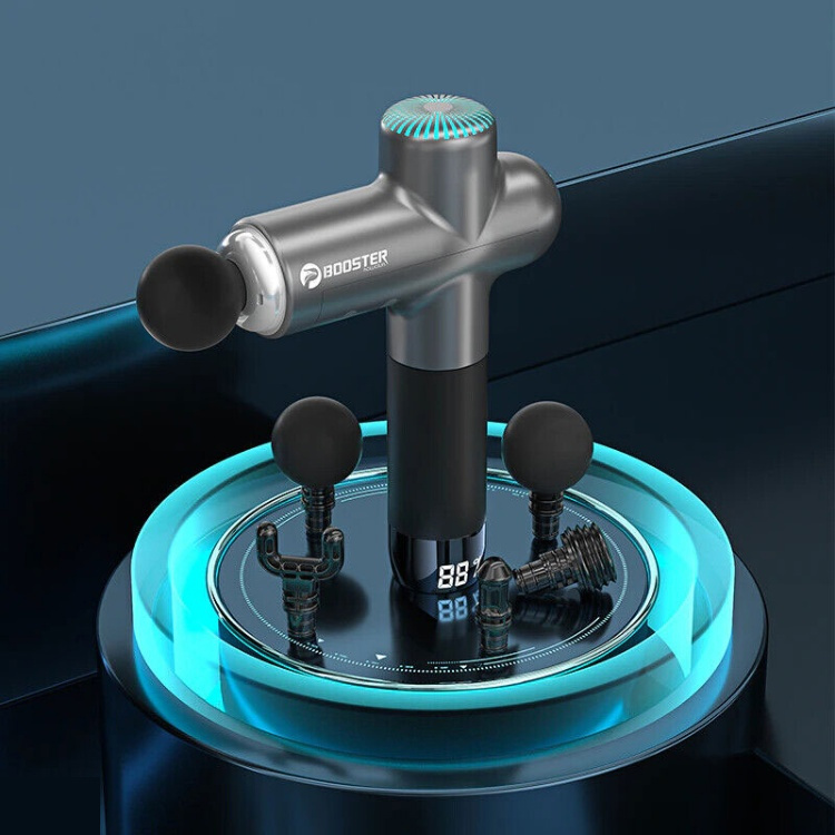 ماساژور برقی بوستر مدل LightSaber به همراه پایه شارژ و سری سرد و گرم ماساژور برقی بوستر مدل LightSaber به همراه پایه شارژ و سری سرد و گرم