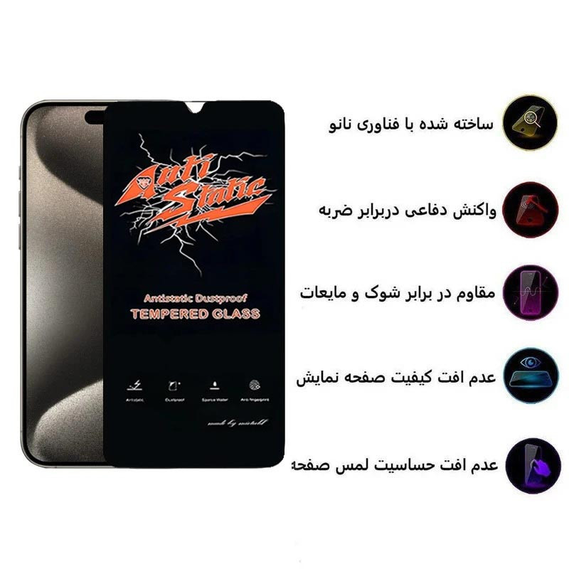 محافظ صفحه نمایش ال کا جی مدل antistatic مناسب برای گوشی موبایل پوکو c85 4g محافظ صفحه نمایش ال کا جی مدل antistatic مناسب برای گوشی موبایل پوکو c85 4g
