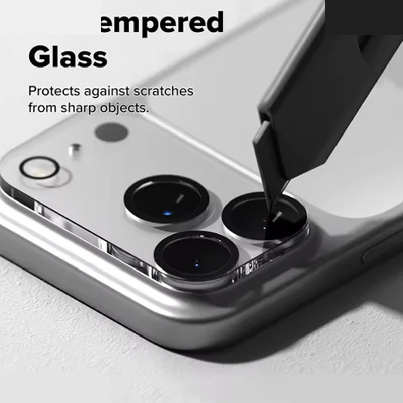 محافظ لنز دوربین شیشهای ال کا جی مدل i17-CLR مناسب برای گوشی موبایل اپل iPhone 17 ProMax محافظ لنز دوربین شیشهای ال کا جی مدل i17-CLR مناسب برای گوشی موبایل اپل iPhone 17 ProMax