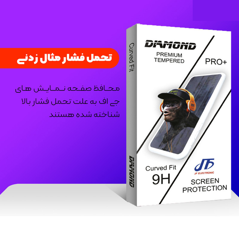 محافظ صفحه نمایش جی اف مدل Diamond Anti Static مناسب برای گوشی موبایل تی سی ال 30 SE محافظ صفحه نمایش جی اف مدل Diamond Anti Static مناسب برای گوشی موبایل تی سی ال 30 SE