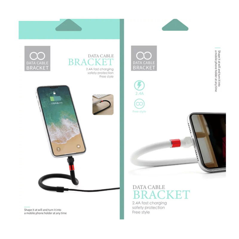 کابل تبدیل USB به لایتنینگ مدل holder-1 طول 1.2 متر کابل تبدیل USB به لایتنینگ مدل holder-1 طول 1.2 متر