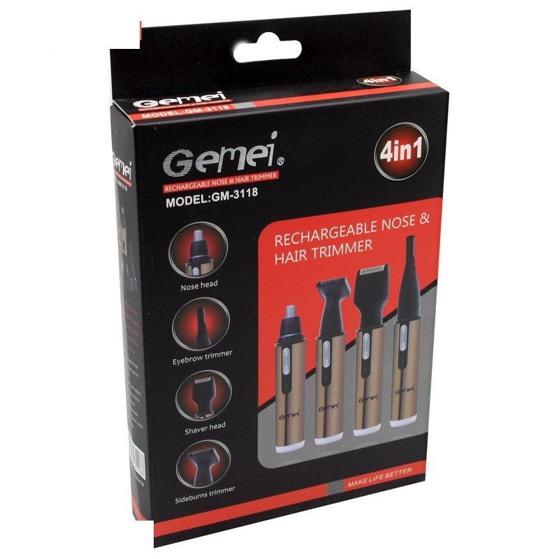 موزن 4 کاره گوش، بینی و ابرو جیمی مدل GM-3118 موزن 4 کاره گوش، بینی و ابرو جیمی مدل GM-3118