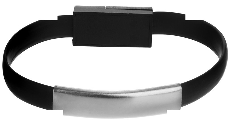 کابل دستبندی تبدیل USB به microUSB طول 0.22 متر کابل دستبندی تبدیل USB به microUSB طول 0.22 متر