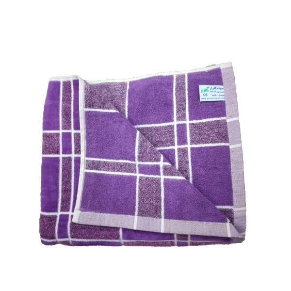 حوله حمام گلزار مدل نخ رنگی سایز 150x100 سانتی متر حوله حمام گلزار مدل نخ رنگی سایز 150x100 سانتی متر