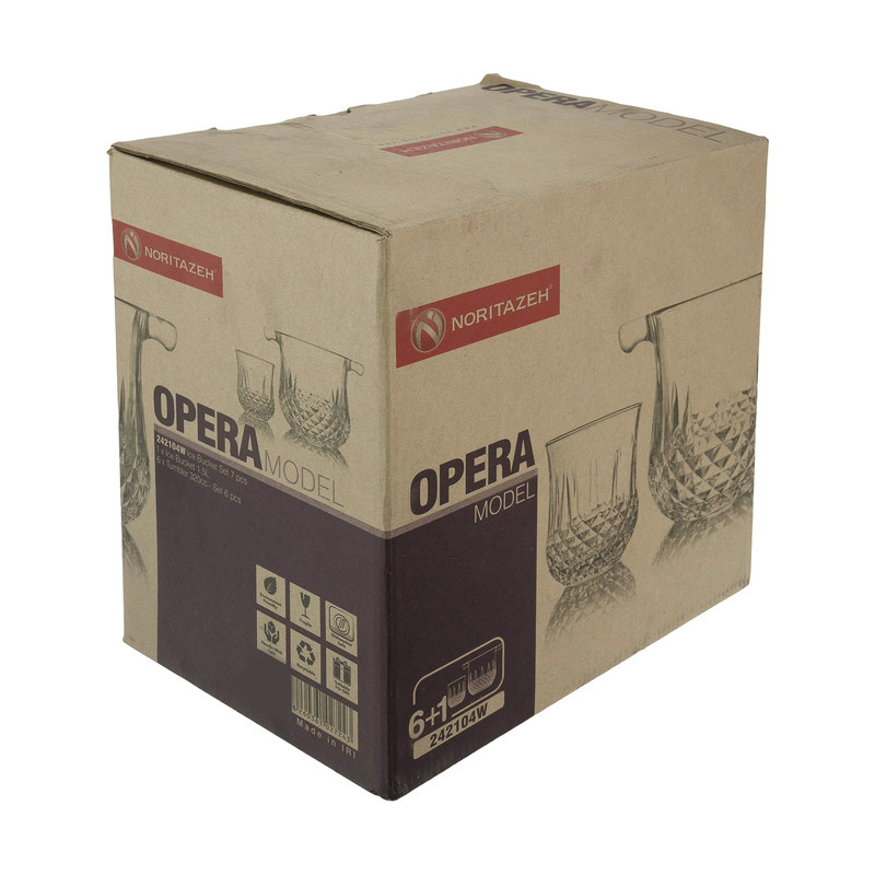 یخدان نوری تازه سری OPERA مدل 242104W به همراه لیوان یخدان نوری تازه سری OPERA مدل 242104W به همراه لیوان