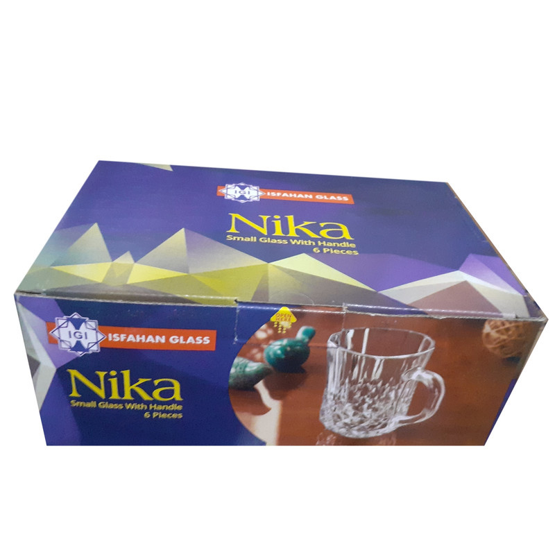 استکان شیشه و بلور اصفهان مدل NIKA بسته 6 عددی استکان شیشه و بلور اصفهان مدل NIKA بسته 6 عددی