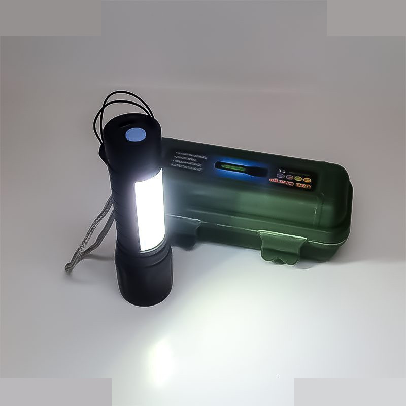 چراغ قوه پلیسی مدل جیبی cob