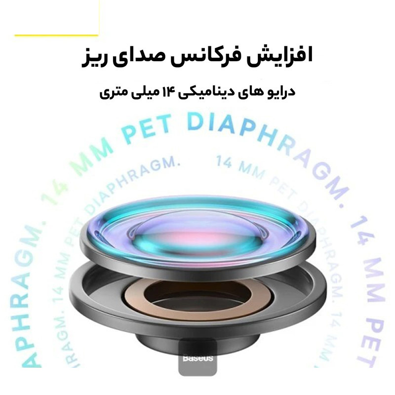 هندزفری بلوتوثی بیسوس مدل BOWIE P1 NEW PACK هندزفری بلوتوثی بیسوس مدل BOWIE P1 NEW PACK