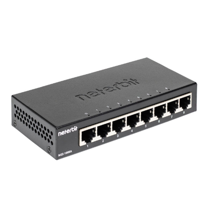 سوییچ هشت پورت نتربیت مدل NGS-1008A سوییچ هشت پورت نتربیت مدل NGS-1008A