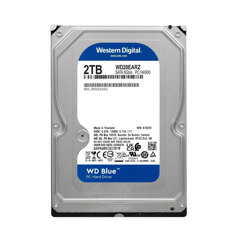 هارد دیسک اینترنال وسترن دیجیتال مدل Blue WD20EARZ ظرفیت 2 ترابایت هارد دیسک اینترنال وسترن دیجیتال مدل Blue WD20EARZ ظرفیت 2 ترابایت