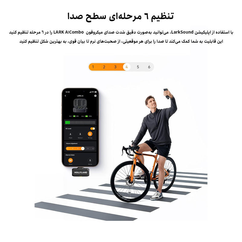 میکروفن بی سیم هالی لند مدل Lark A1 Combo با درگاه USB-C و Lightning میکروفن بی سیم هالی لند مدل Lark A1 Combo با درگاه USB-C و Lightning
