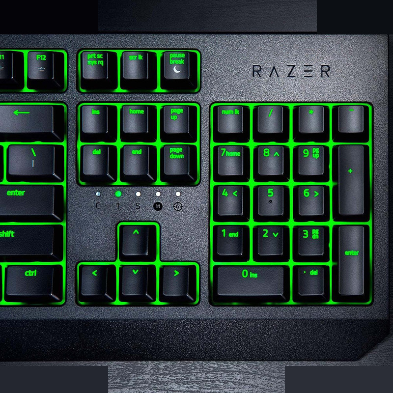 کیبورد گیمینگ ریزر مدل BlackWidow Essential Green Switch کیبورد گیمینگ ریزر مدل BlackWidow Essential Green Switch