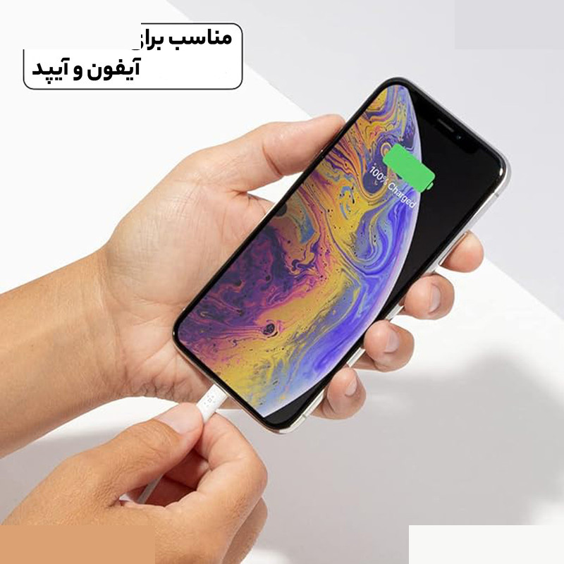 شارژر دیواری بلکین مدل WCA005vf1MWH-B5 USB-C PD PPS به همراه کابل لایتنینگ شارژر دیواری بلکین مدل WCA005vf1MWH-B5 USB-C PD PPS به همراه کابل لایتنینگ