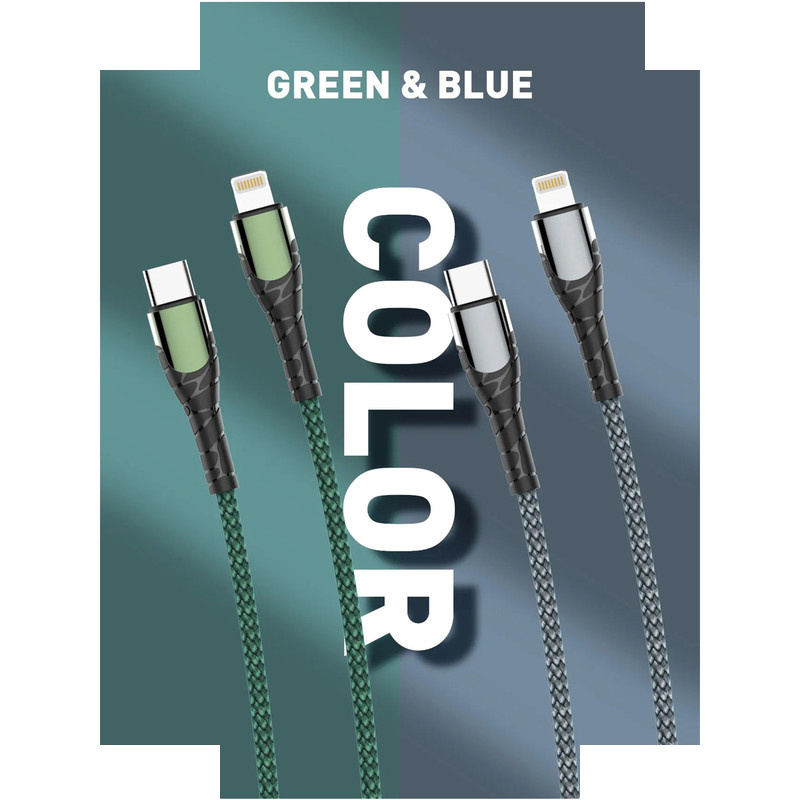 کابل تبدیل USB-C به لایتنینگ الدینیو مدل LC111 PD30W طول 1 متر کابل تبدیل USB-C به لایتنینگ الدینیو مدل LC111 PD30W طول 1 متر