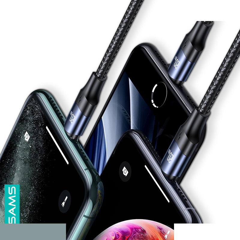 کابل تبدیل USB-C به لایتنینگ یوسمز مدل US-SJ521 طول 1.2 متر
