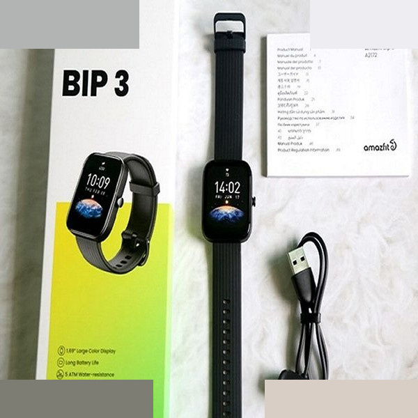 ساعت هوشمند امیزفیت مدل Bip 3 Global بند سیلیکونی ساعت هوشمند امیزفیت مدل Bip 3 Global بند سیلیکونی