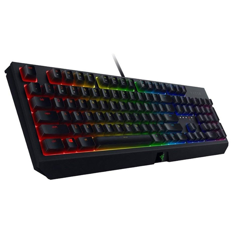 کیبورد مخصوص بازی ریزر مدل BLACKWIDOW GREEN SWITCH کیبورد مخصوص بازی ریزر مدل BLACKWIDOW GREEN SWITCH