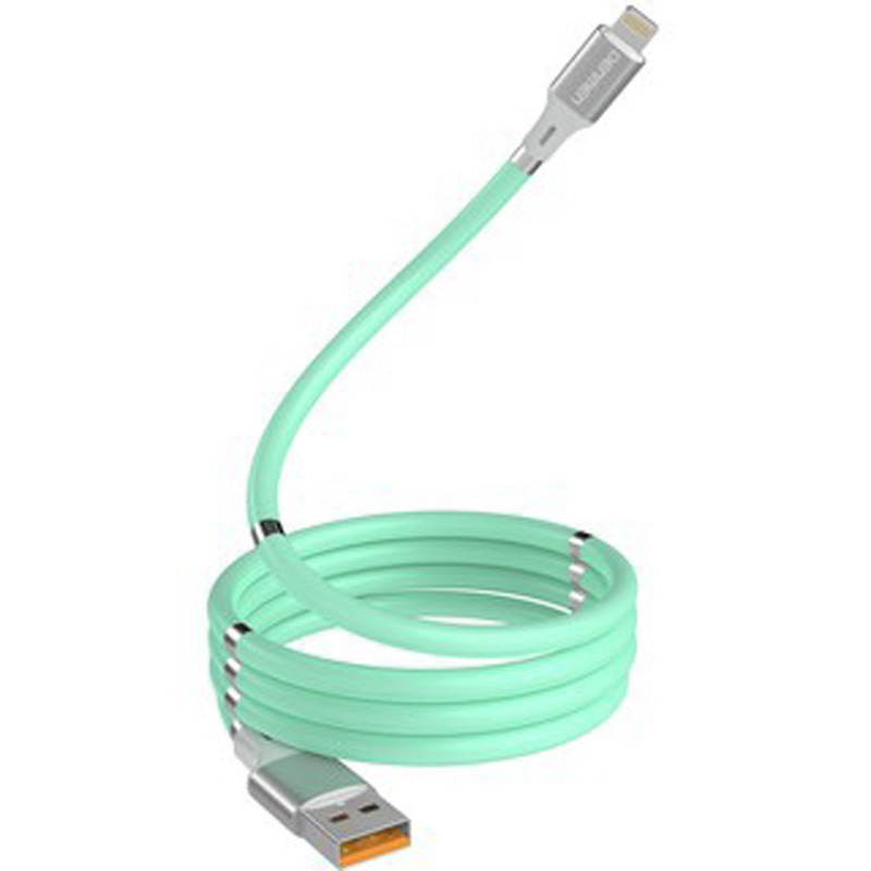 کابل تبدیل USB به لایتنینگ مغناطیسی دنمن مدل D11L طول 1 متر کابل تبدیل USB به لایتنینگ مغناطیسی دنمن مدل D11L طول 1 متر