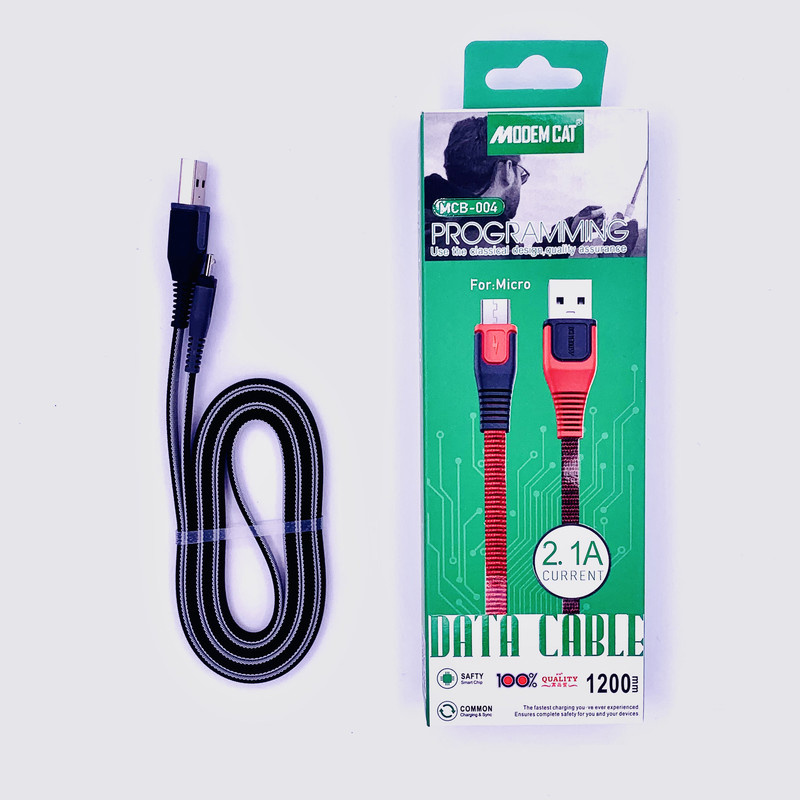 کابل تبدیل USB به microUSB مودم کت مدل MCB-004 طول 1.2 متر کابل تبدیل USB به microUSB مودم کت مدل MCB-004 طول 1.2 متر