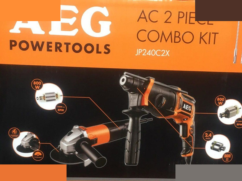 مجموعه بتن کن و مینی فرز آاگ مدل JP240C2XSET مجموعه بتن کن و مینی فرز آاگ مدل JP240C2XSET