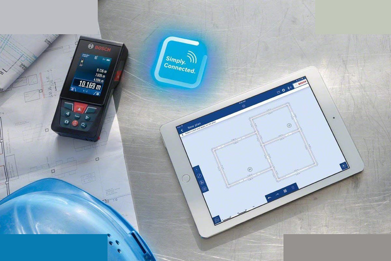 متر لیزری دوربین دار بوش مدل GLM 120 C متر لیزری دوربین دار بوش مدل GLM 120 C