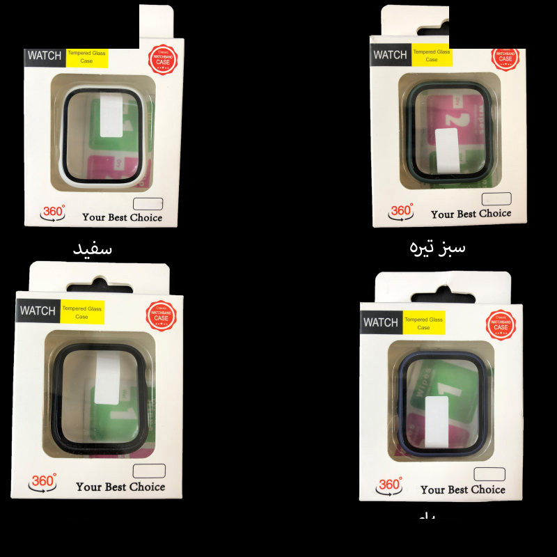 کاور مدل Tempered Glass Case مناسب برای اپل واچ سری 4/5/6/SE سایز 40 میلی متری کاور مدل Tempered Glass Case مناسب برای اپل واچ سری 4/5/6/SE سایز 40 میلی متری