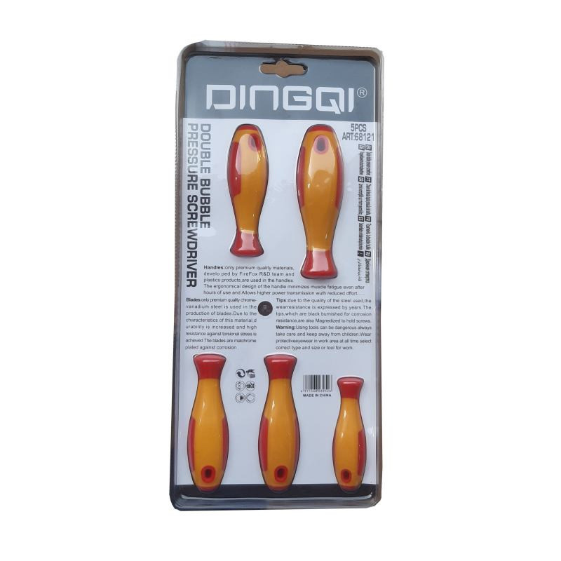 پیچ گوشتی دینگشی مدل AZ-68121 بسته 5 عددی پیچ گوشتی دینگشی مدل AZ-68121 بسته 5 عددی