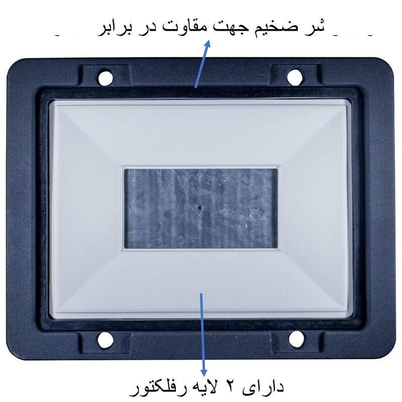 قاب پروژکتور ال ای دی 100 وات مدل هیت سینک قاب پروژکتور ال ای دی 100 وات مدل هیت سینک