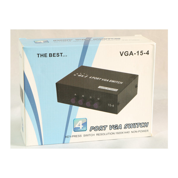 سوییچ 4 پورت VGA مدل 4-15 سوییچ 4 پورت VGA مدل 4-15