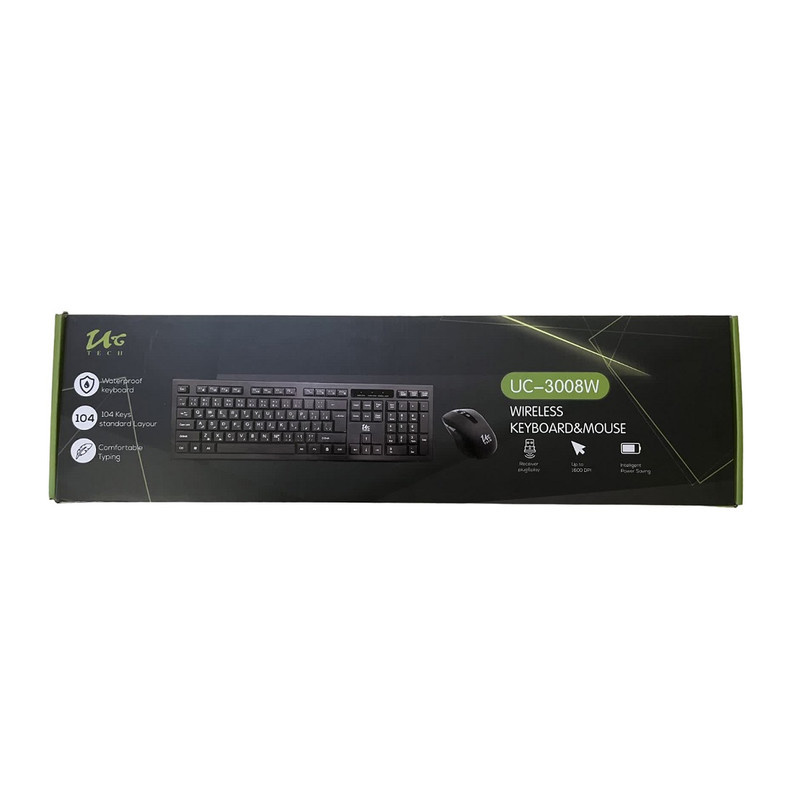 کیبورد و ماوس بی سیم یوسیتک مدل UC-3008W کیبورد و ماوس بی سیم یوسیتک مدل UC-3008W