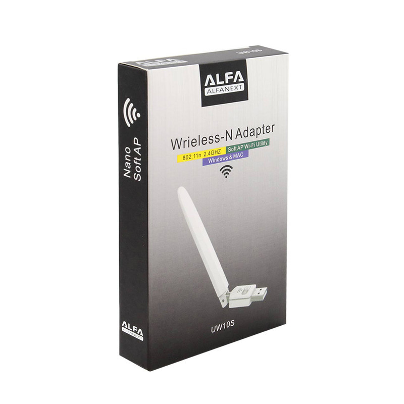 کارت شبکه USB آلفا مدل UW10s کارت شبکه USB آلفا مدل UW10s