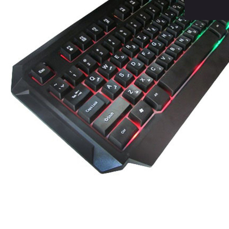 کیبورد گیمینگ یوسیتک مدل KB3800G، سوییچ ممبران، Full-Size، نورپردازی LED RGB کیبورد گیمینگ یوسیتک مدل KB3800G، سوییچ ممبران، Full-Size، نورپردازی LED RGB