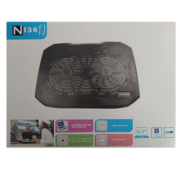پایه خنک کننده لپ تاپ مدل N136 پایه خنک کننده لپ تاپ مدل N136