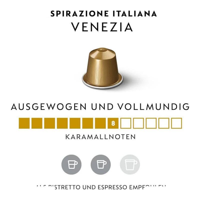 قهوه نسپرسو مدل Ispirazione Venezia-وزن 60 گرم قهوه نسپرسو مدل Ispirazione Venezia-وزن 60 گرم