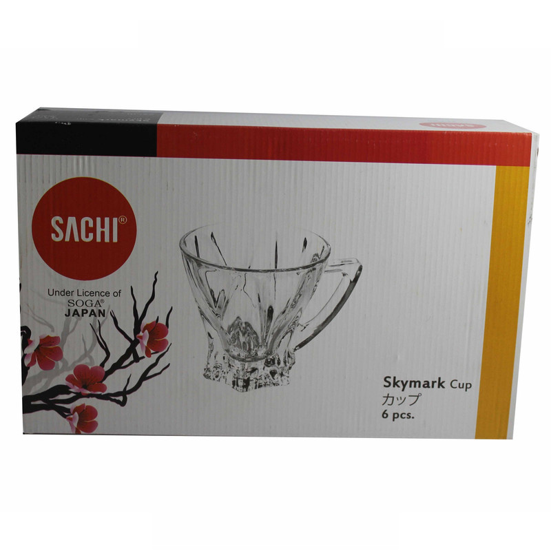 فنجان ساچی مدل Sky mark کد 333 بسته 6 عددی فنجان ساچی مدل Sky mark کد 333 بسته 6 عددی