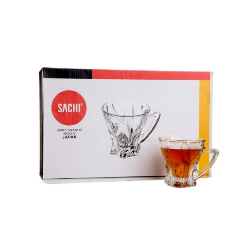 استکان ساچی مدل اسکای مارک بسته 6 عددی استکان ساچی مدل اسکای مارک بسته 6 عددی