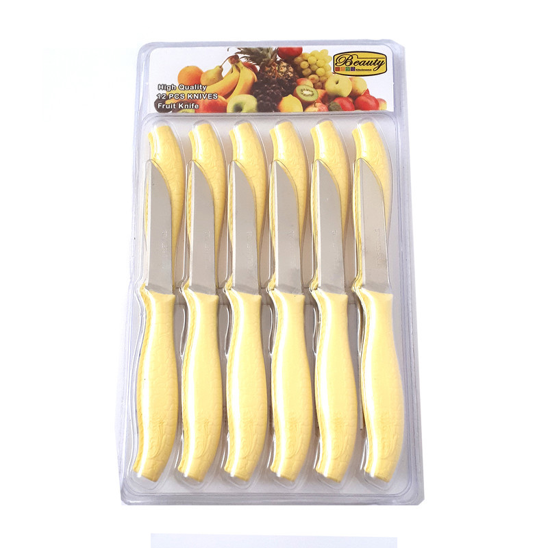 کارد میوه خوری بیوتی کد 3159 بسته 12 عددی