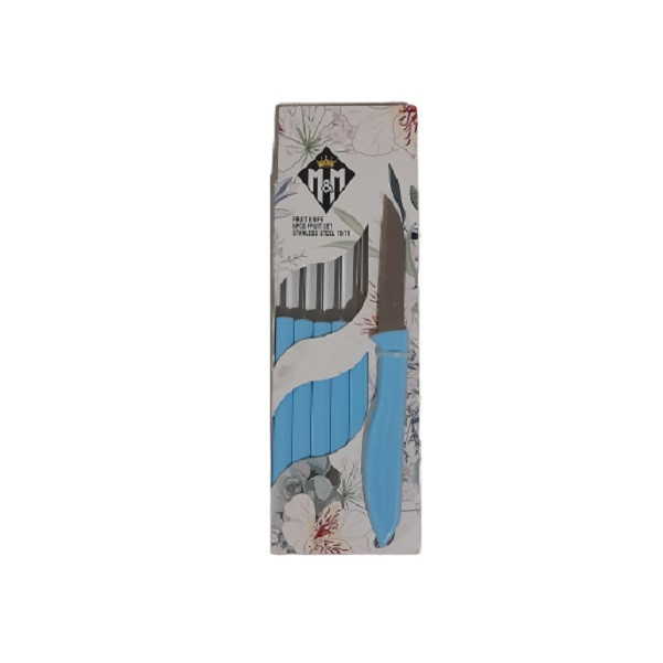 کارد میوه خوری مدل SD-980 مجموعه شش عددی کارد میوه خوری مدل SD-980 مجموعه شش عددی